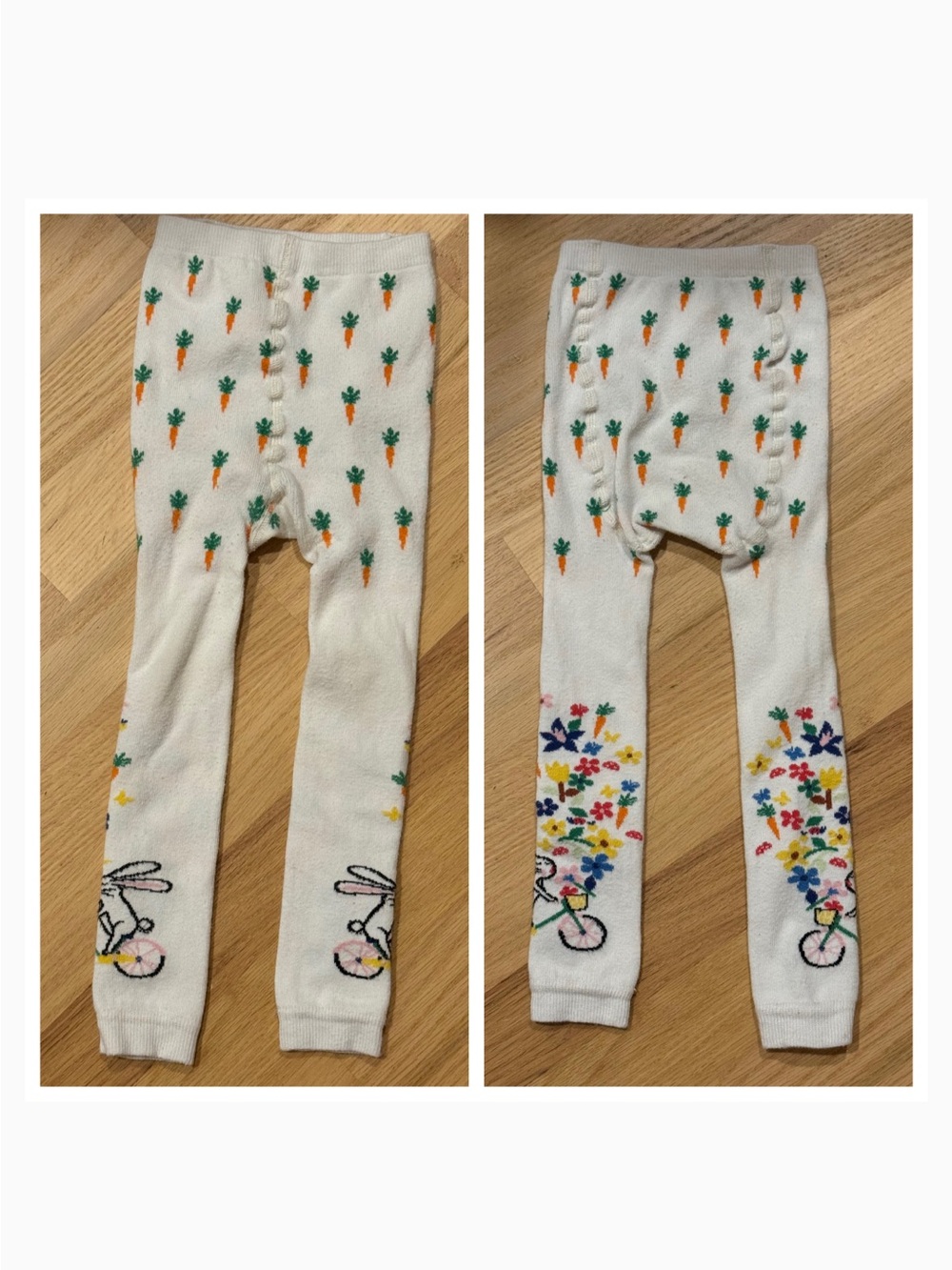 Hanna Andersson ~ Footless Tights ~ Size 3-4